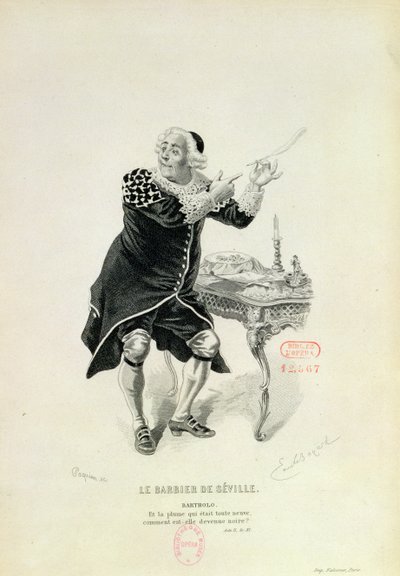 Dr. Bartolo, from the opera 